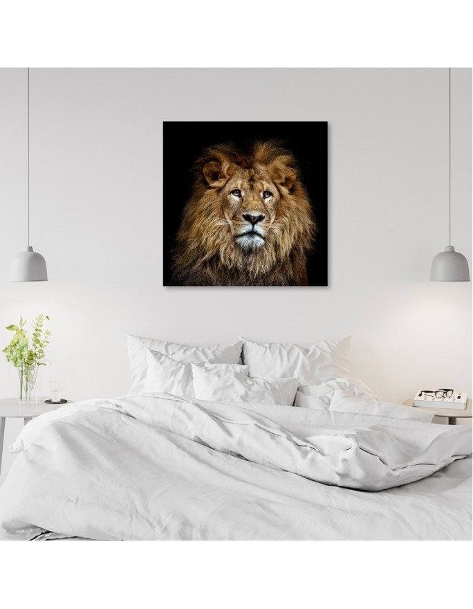 Decorative canvas painting - Majestic lion | FEEBY