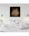 Decorative canvas painting - Majestic lion | FEEBY