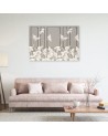 Decorative Canvas painting for wall - Cranes in flight | FEEBY