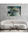 Chameleon in the jungle - Exotic style canvas painting | FEEBY