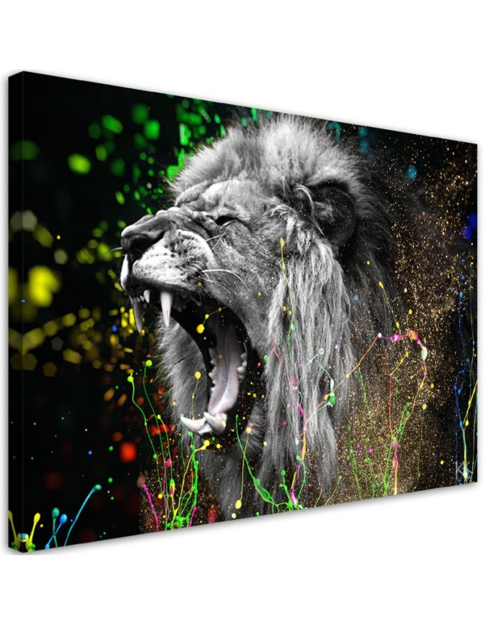 Canvas print Lion Animal...