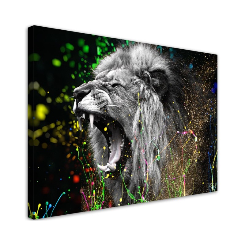 Canvas prints on canvas Lion animal nature | FEEBY