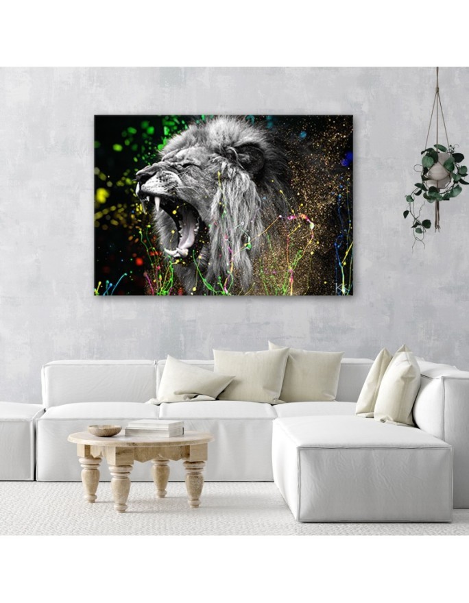 Canvas prints on canvas Lion animal nature | FEEBY