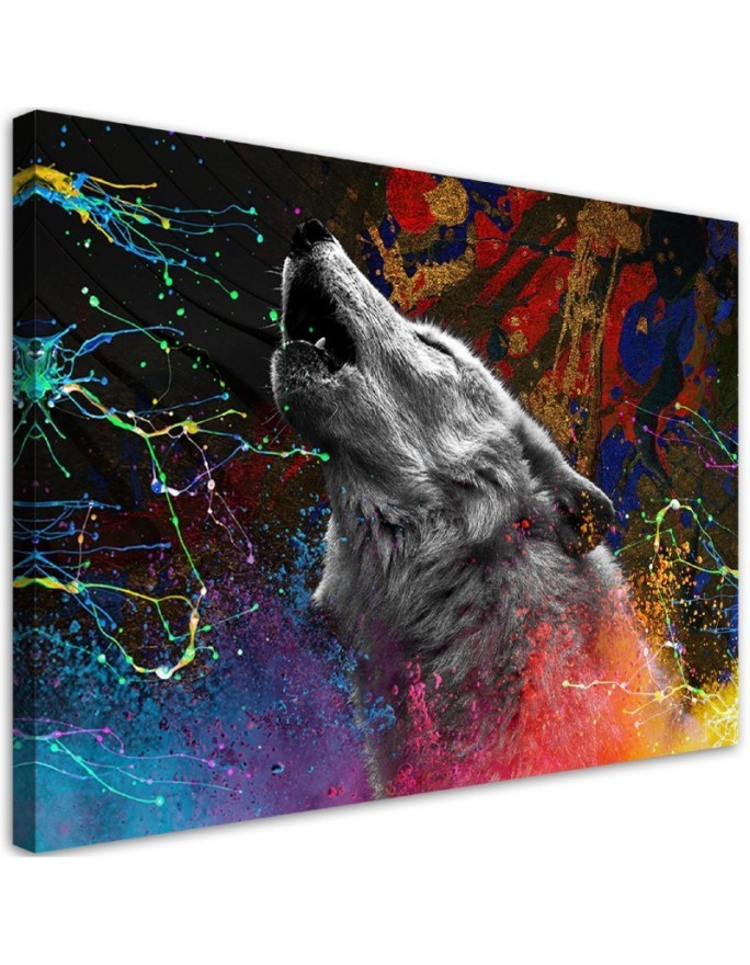 Canvas prints on canvas Wolf animal nature Modern print | FEEBY