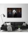 Youthful canvas painting Animals in suits | FEEBY