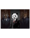 Youthful canvas painting Animals in suits | FEEBY