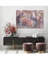 Wall painting for living room Magic peacock exotic print | FEEBY