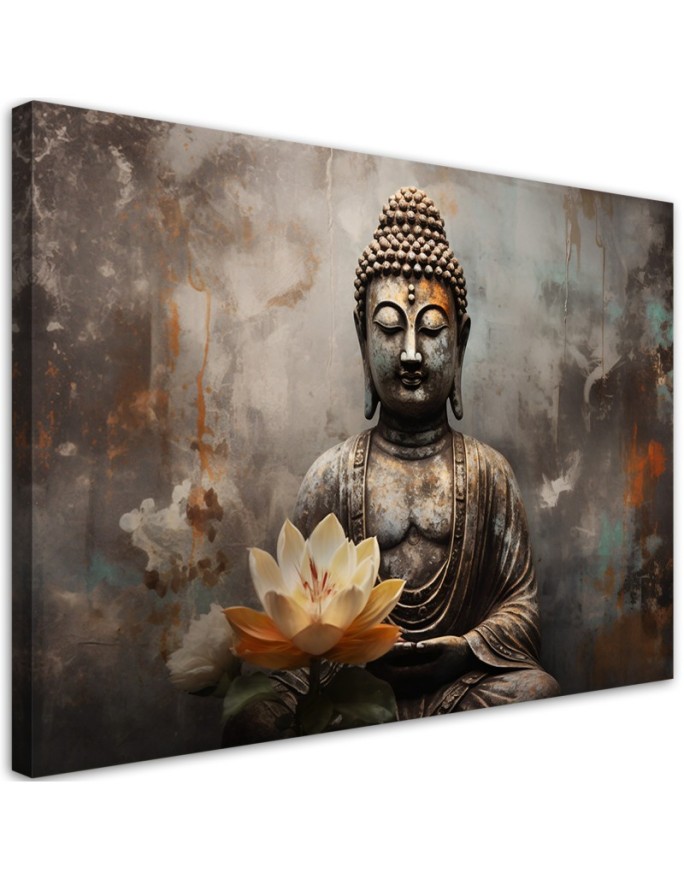 Canvas print Meditating...