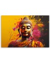 AI prins on Canvas for living room - Buddha on abstract background | FEEBY