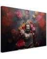 Canvas print AI - Buddha flowers Zen abstract | FEEBY