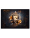 AI Wall art decoration - Golden Buddha abstract | FEEBY
