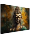 AI Canvas prints - Buddha statue abstract | FEEBY