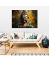 AI Canvas prints - Buddha statue abstract | FEEBY