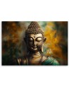 AI Canvas prints - Buddha statue abstract | FEEBY