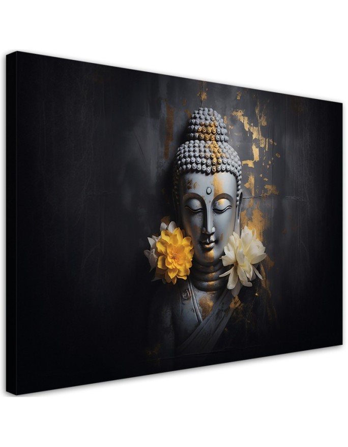 Canvas print Grey Buddha...