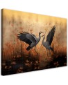 Canvas prints AI - Crane Nature Birds | FEEBY