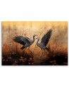 Canvas prints AI - Crane Nature Birds | FEEBY