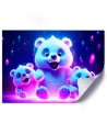 Children's AI Canvas paintings - Adorable polar bear | FEEBY