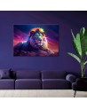 Stylish Canvas paintings for living room - Neon Lion Africa | FEEBY