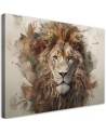 The most fashionable AI wall paintings - Lion Animal Africa | FEEBY