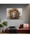 The most fashionable AI wall paintings - Lion Animal Africa | FEEBY