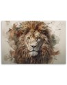The most fashionable AI wall paintings - Lion Animal Africa | FEEBY