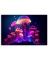 AI Canvas prints for the youth room - Neon abstraction | FEEBY