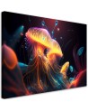 AI Prints on canvas - Colourful marine abstraction | FEEBY