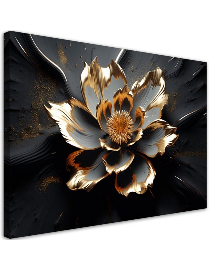 3D bedroom painting - Abstract glamour flower | FEEBY