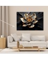 3D bedroom painting - Abstract glamour flower | FEEBY