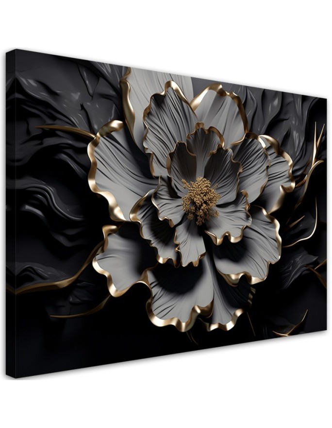 Printed canvas image for living room - Lotus flower AI | FEEBY