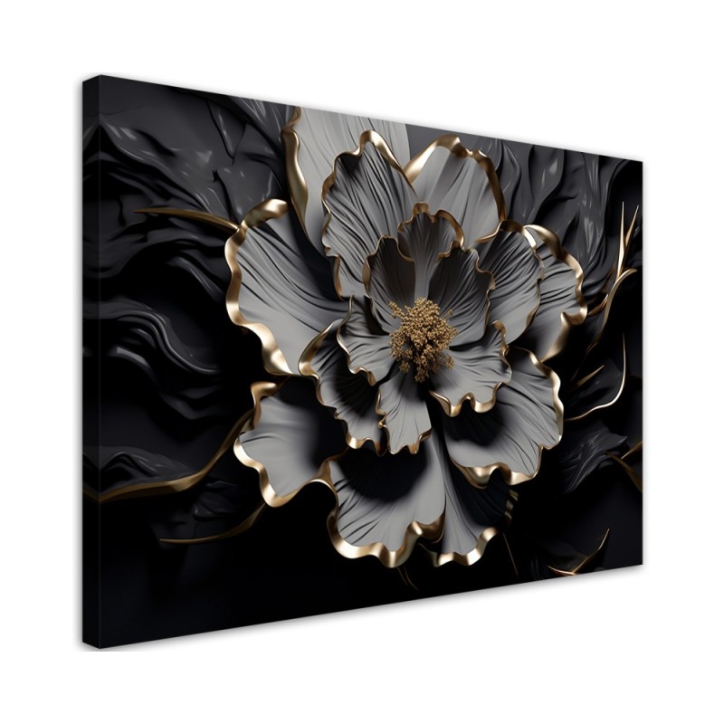 Printed canvas image for living room - Lotus flower AI | FEEBY