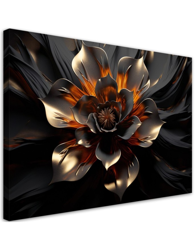 Canvas print 3D Lotus...