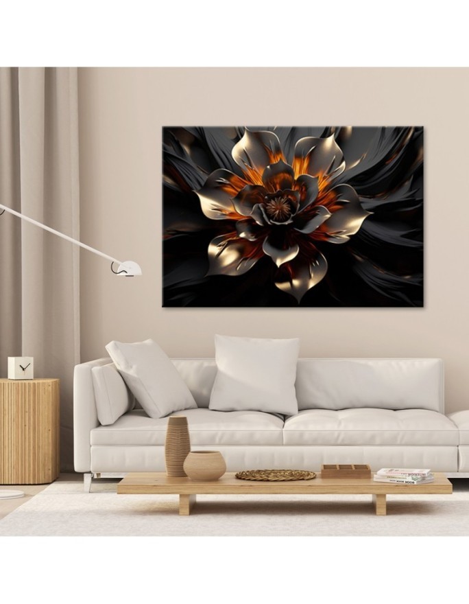 Image print on canvas - 3D Lotus flower abstract | FEEBY