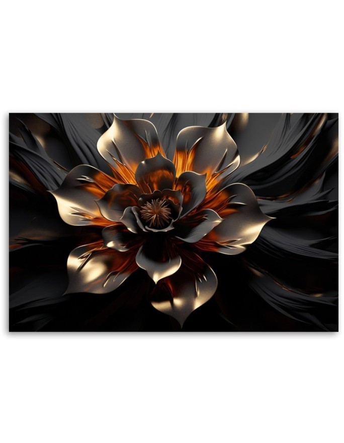 Image print on canvas - 3D Lotus flower abstract | FEEBY