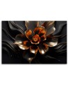Modern canvas print for living room - Lotus flower glamour AI | FEEBY