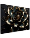 AI Modern canvas print for the office - 3D lotus flower abstract | FEEBY