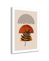 Image for living room on canvas - Twig and rainbow boho
