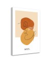 Boho painting for office wall - Shapes and lines