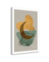 Wall painting for living room - Moon lines