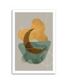 Wall painting for living room - Moon lines