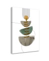 Canvas painting for office - Boho geometric abstraction