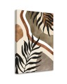 Boho style painting for living room - Leaves and twigs