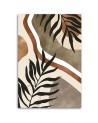 Boho style painting for living room - Leaves and twigs