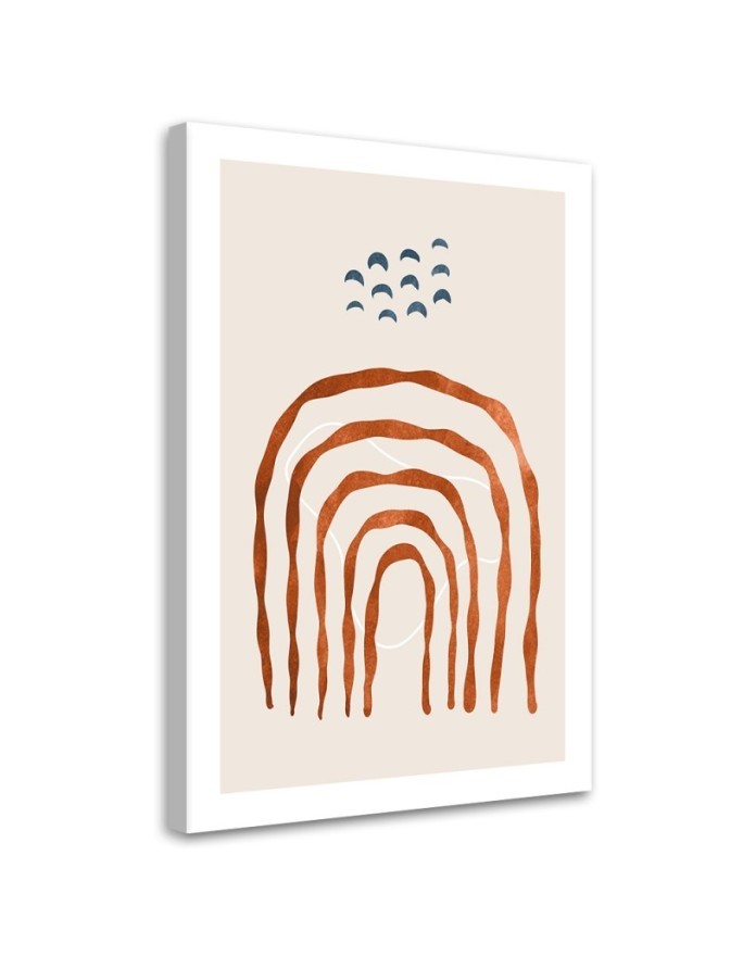 Image for children's room - Rainbow in boho style