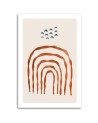 Image for children's room - Rainbow in boho style