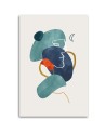 Boho painting for living room on canvas - Geometric abstraction