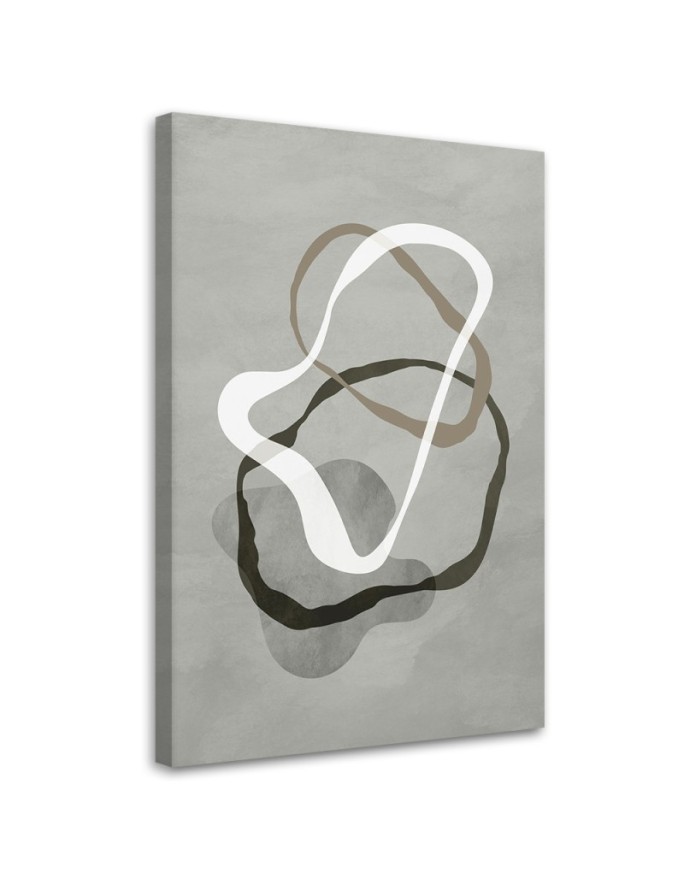 Image boho modern for office - Abstract grey lines