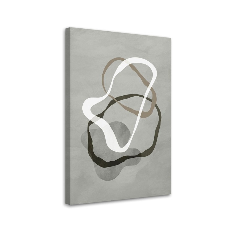 Image boho modern for office - Abstract grey lines
