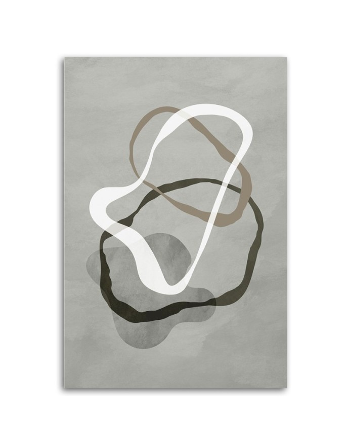 Image boho modern for office - Abstract grey lines